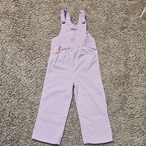 Vintage Fisher-Price Light Purple Kids Overalls